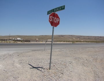 Inadequate Signage may Result in an Injury (Actual Image from Roadside Accident Case)