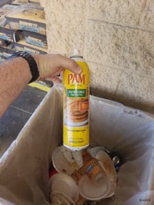 Product Defect Pam Cooking Spray