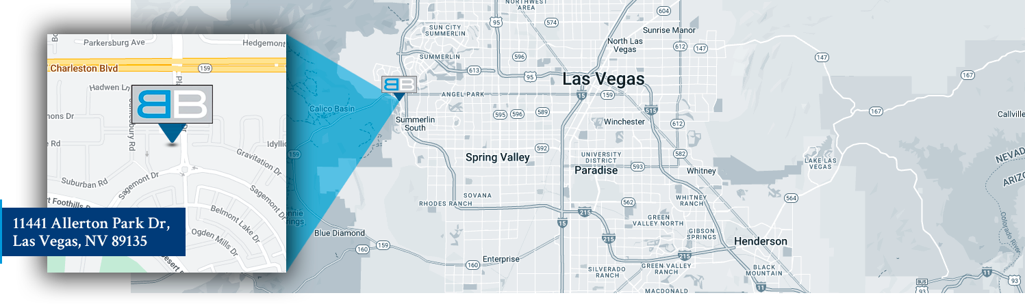 Map Location Of Our Personal Injury Law Office In Nevada